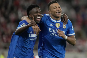 Mbappé fires four as Real Madrid edges Olympiakos in Champions League thriller