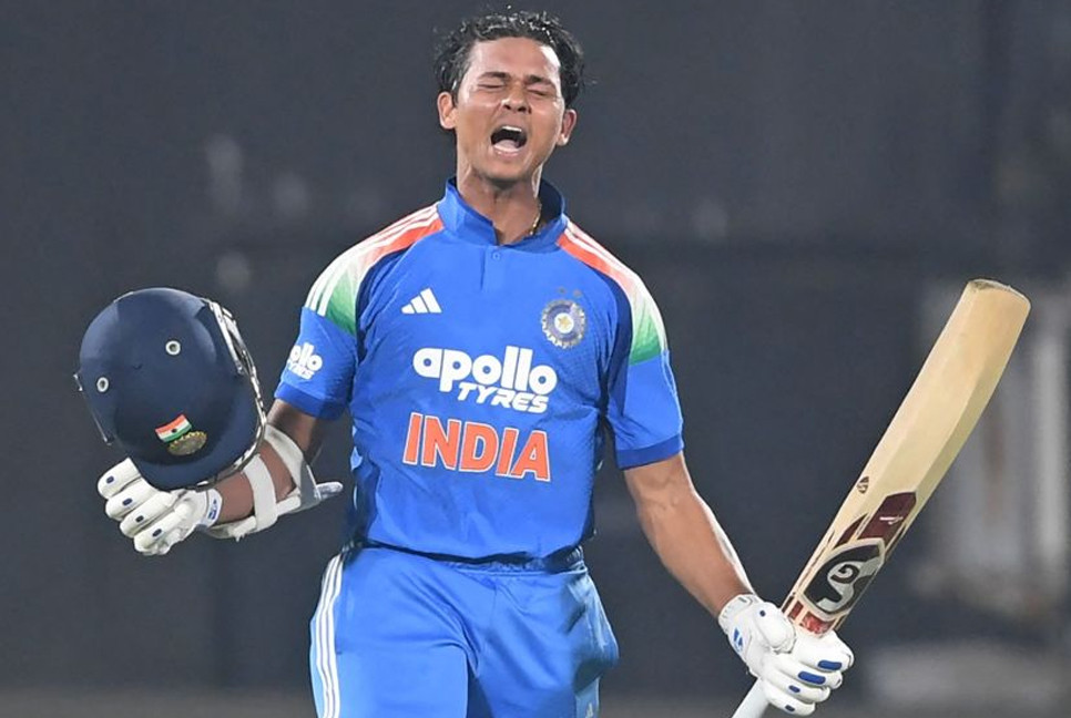 Jaiswal hits ton as India thrash S. Africa to clinch ODI series