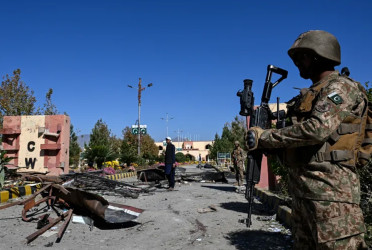 Afghan, Pakistani forces exchange heavy fire as tensions flare