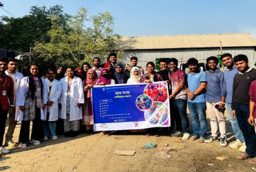 Day-long free medical camp hosted at Uttara