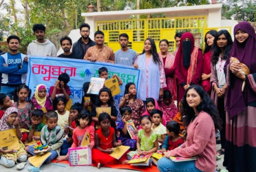 Shuvosangho stands by underprivileged Manta children