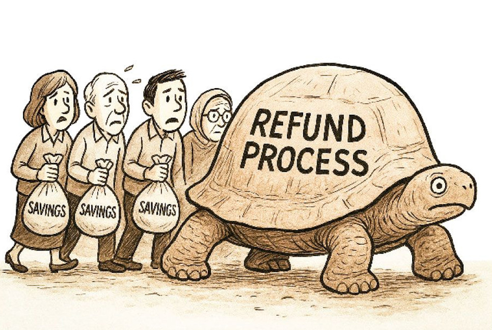 Depositor angst mounts as refunds stay frozen