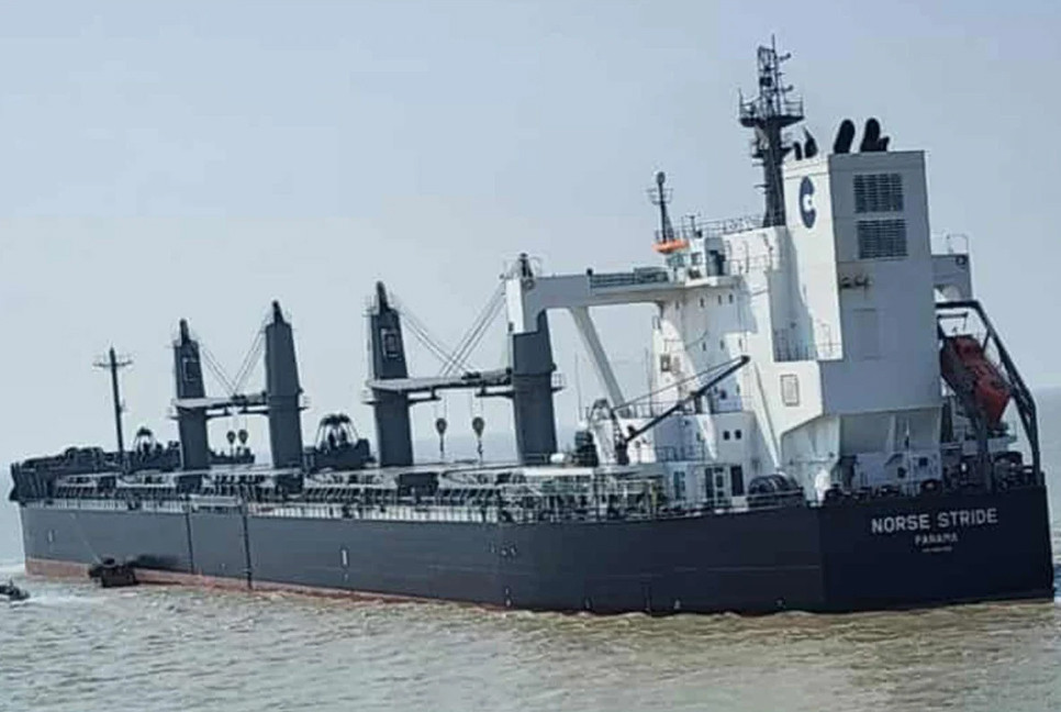 Another shipment of over 56,000 mt of US wheat arrives at Ctg port