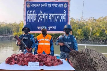 100kg venison seized in Bagerhat