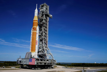 NASA rolls giant SLS rocket to launchpad for second Artemis moon mission