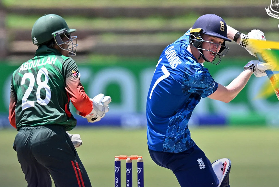 Bangladesh U19s' WC semi hopes ruined after defeat to England