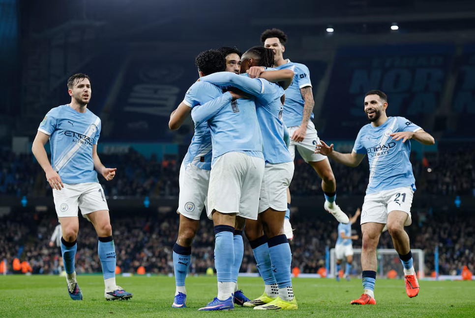 Man City beat Newcastle to set up League Cup final clash with Arsenal