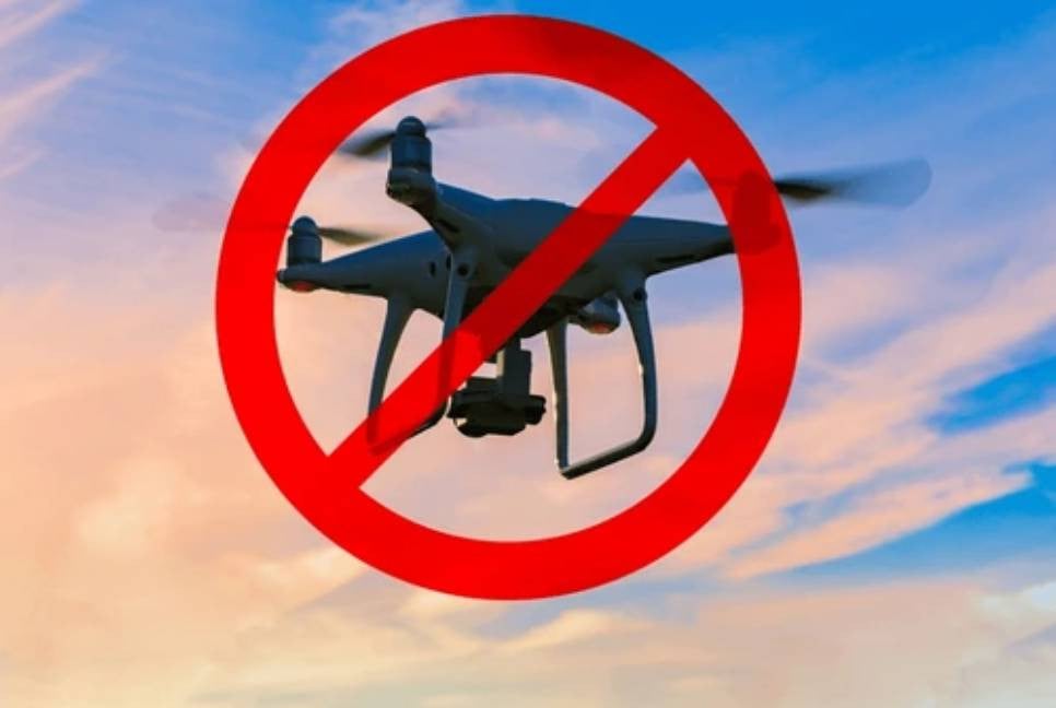 Drone flights banned until Feb 15
