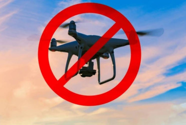 Drone flights banned until Feb 15