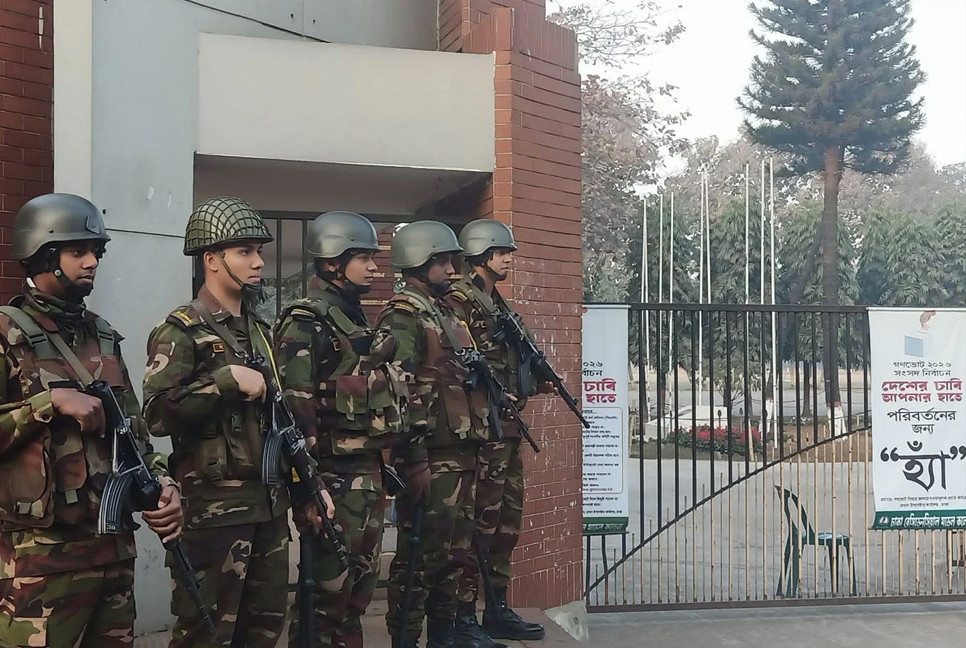 Tight security deployed outside polling centers across the capital