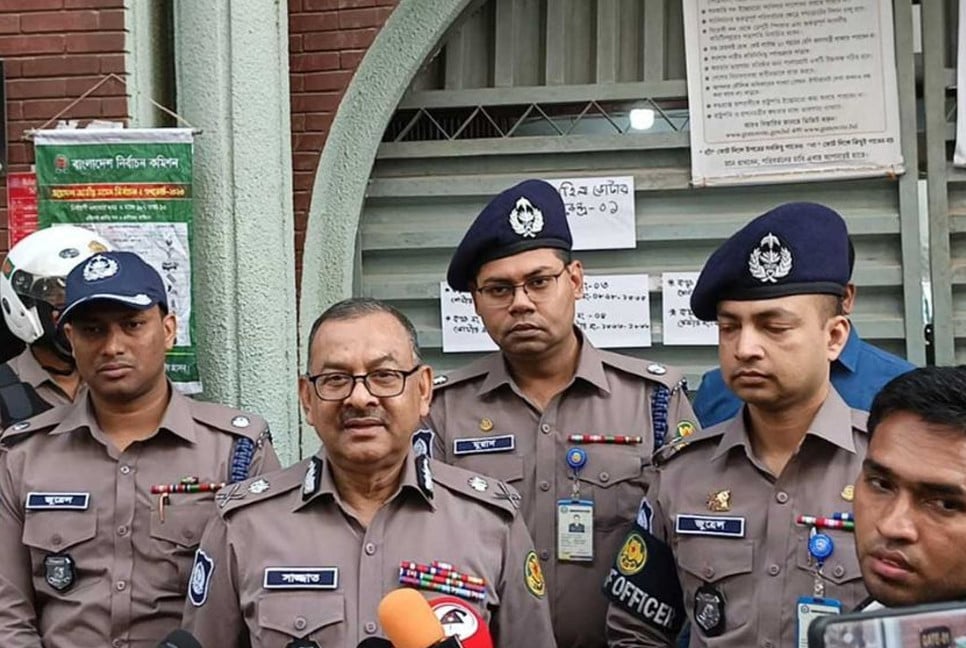 No election concerns despite six months of rumours: DMP chief