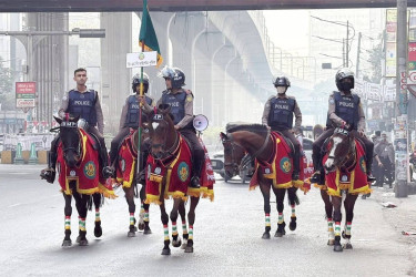 DMP introduces mounted police patrols to add festive atmosphere to voting