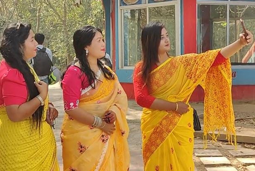 Khagrachari celebrates spring festival and world valentine's day