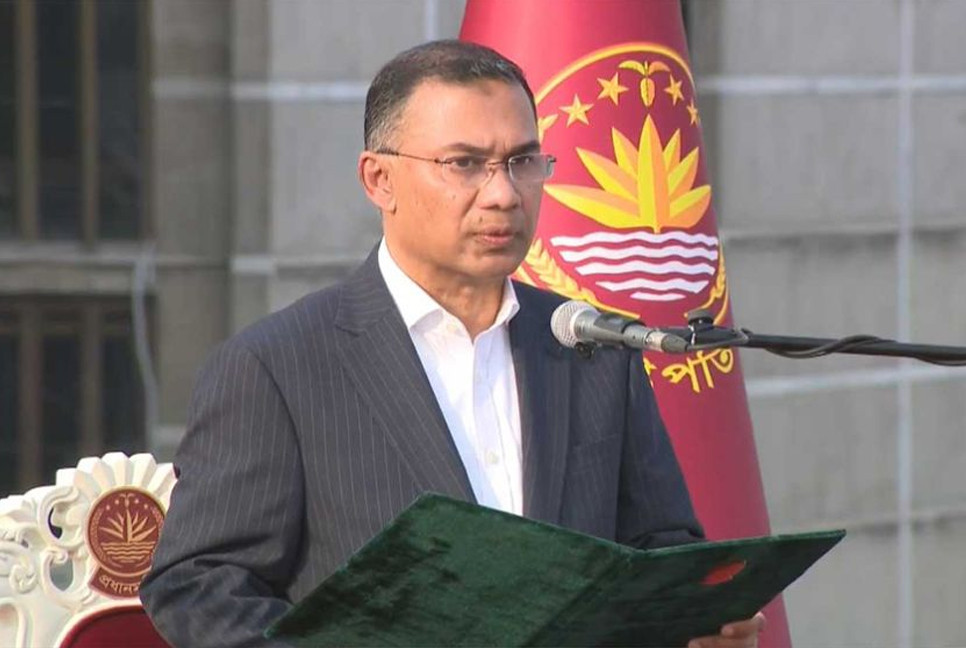 Tarique Rahman sworn in as Prime Minister