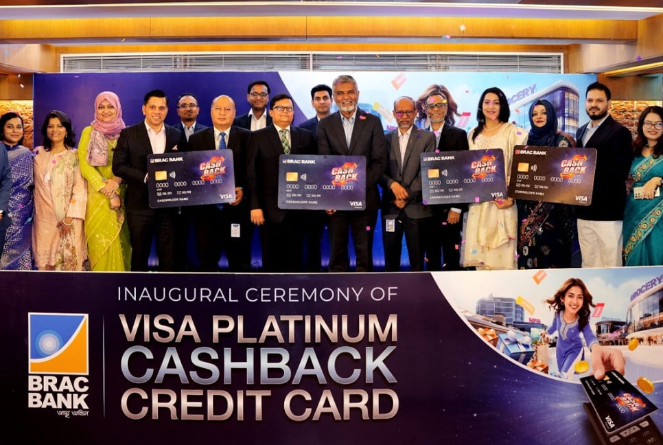 BRAC Bank launches Visa Cashback Credit Card