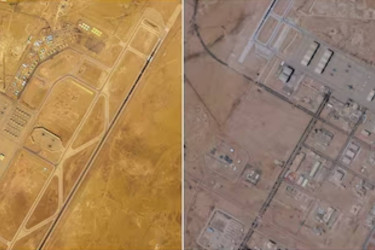 Satellite images show surge in aircraft at Saudi base hosting US forces