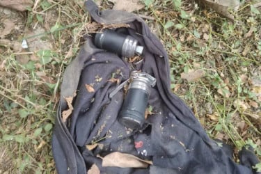 Six unexploded sound grenades recovered near Supreme Court gate