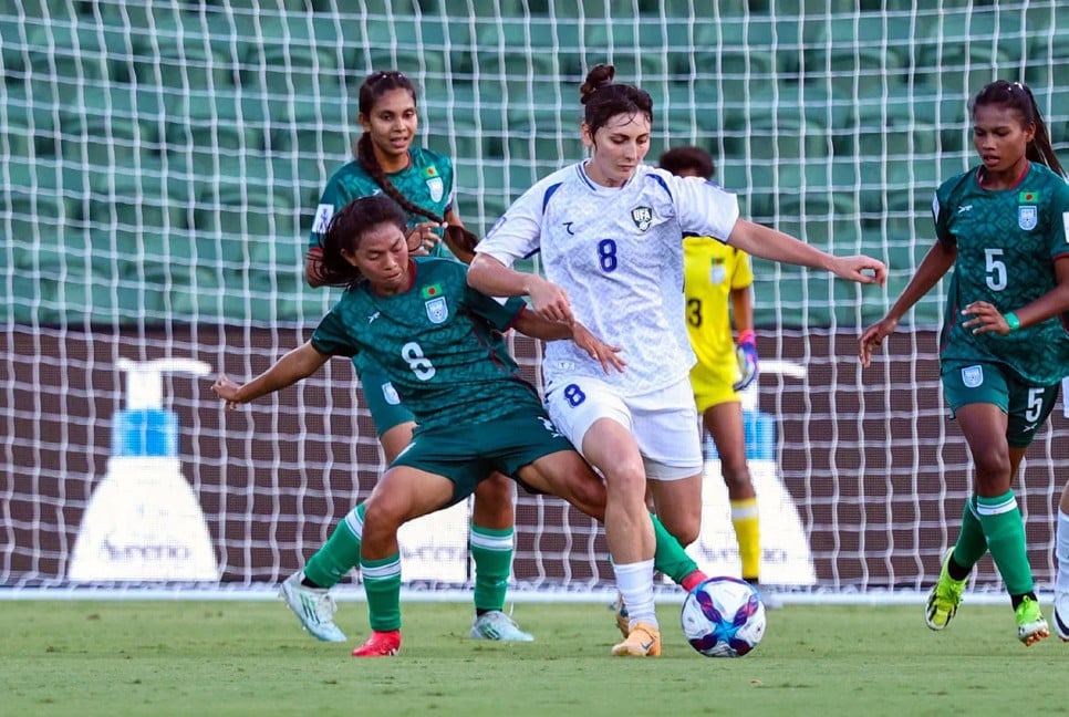 Bangladesh conclude Women’s Asia Cup journey crushing to Uzbekistan