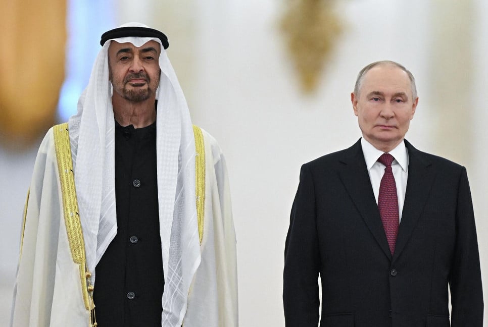 Putin discusses Middle East conflict with UAE president