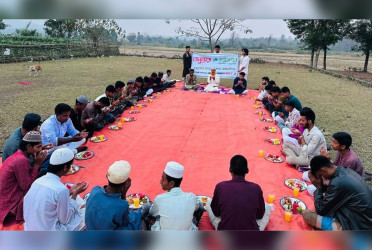 Shuvosangho organises iftar for orphan students in Mymensingh