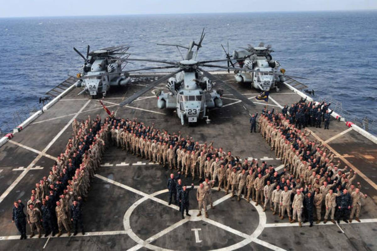 3,500 US sailors and Marines arrive in Middle East