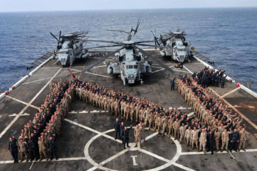 3,500 US sailors and Marines arrive in Middle East