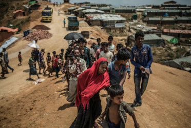 Rohingya aid falls to its lowest level