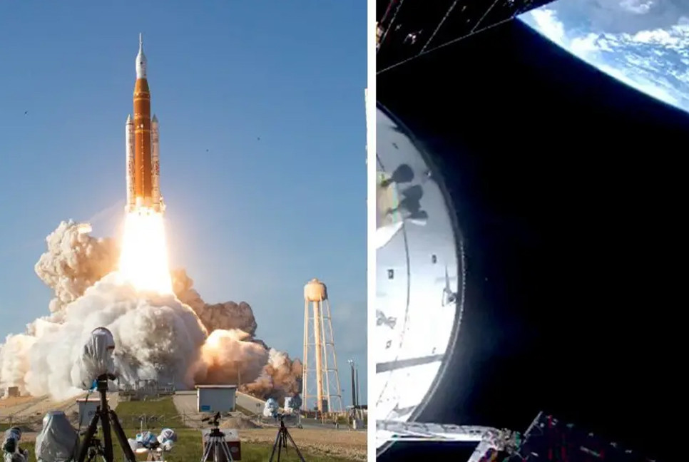 Nasa spacecraft orbiting Earth after spectacular Artemis II mission launch