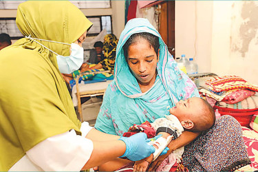 Fever after measles vaccination in babies is common, expected