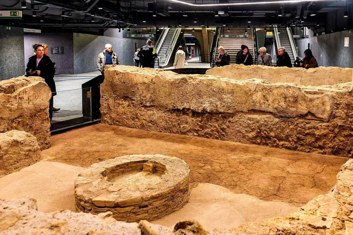 This metro stop is Ancient Rome’s newest attraction