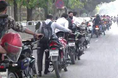 Long queues at fuel pumps cause widespread suffering