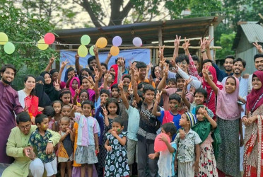 Bangla New Year’s Day celebrated with destitute children in Dhaka’s Uttara