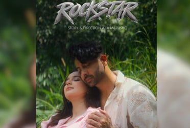 Poster unveils Shakib-Sabila romance in "Rockstar"