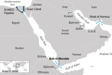 Yemen’s Houthis threaten to close Bab al-Mandeb Strait