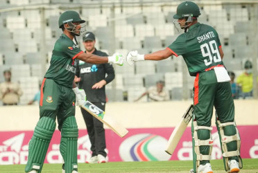Bangladesh level series deafeating New Zealand by 4 wickets