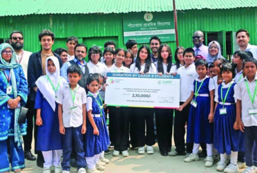 ISD students fund sanitation upgrade at Panchkhola Primary School