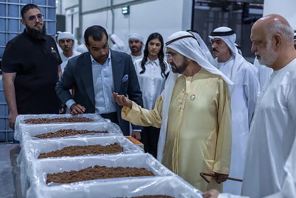 UAE PM Sheikh Mohammed visits world’s largest dates factory