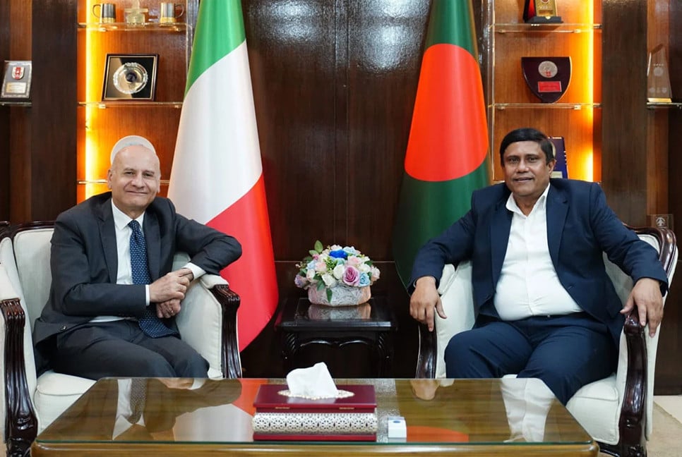 Italian Ambassador pays courtesy call on PM's Defense Advisor