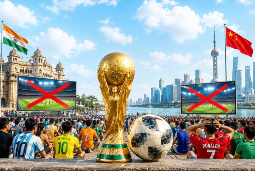 India, China fans may miss FIFA 2026 broadcast