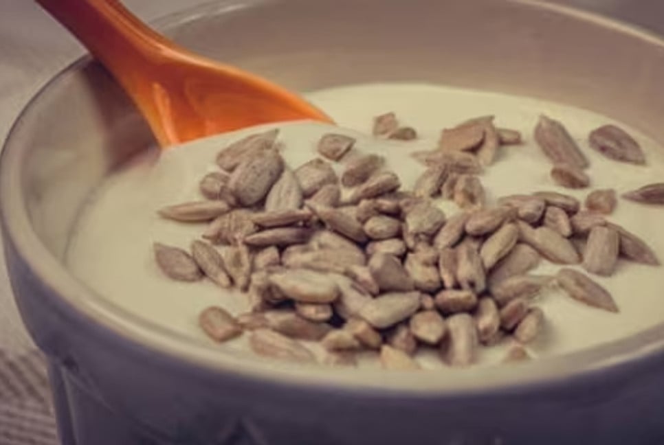 Creamy sunflower seed pudding in 4 simple ingredients