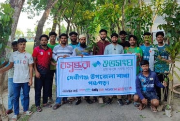 Tree plantation programme held in Panchagarh