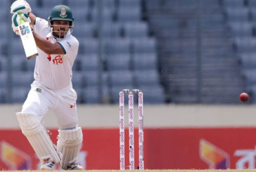 Shanto leads from front as Bangladesh sets Pakistan 268 to win