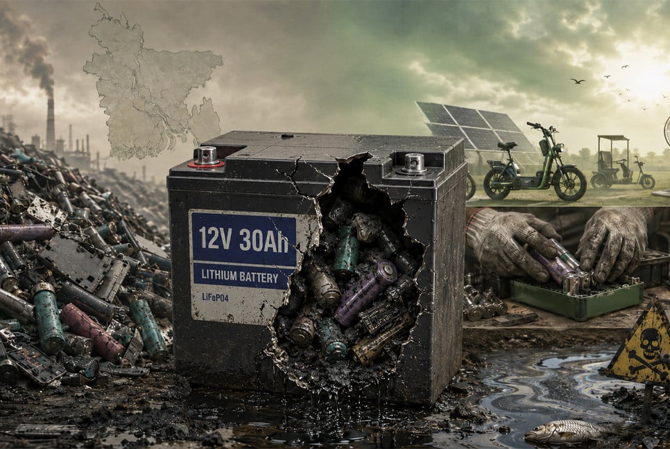 Old lithium batteries pose growing e-waste threat