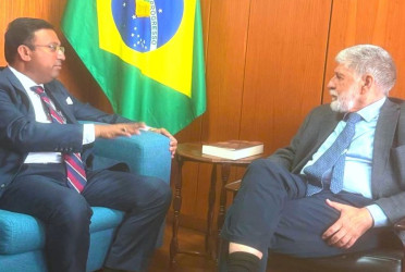 PM’s foreign affairs adviser meets Brazilian President’s diplomatic adviser