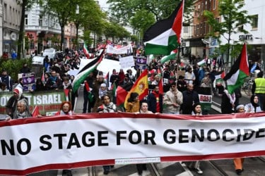 Boycott over Israel dims glamour of Eurovision final in Vienna