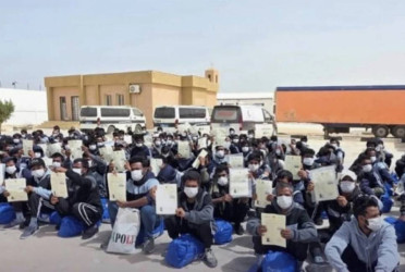 170 Bangladeshis return home from Libya