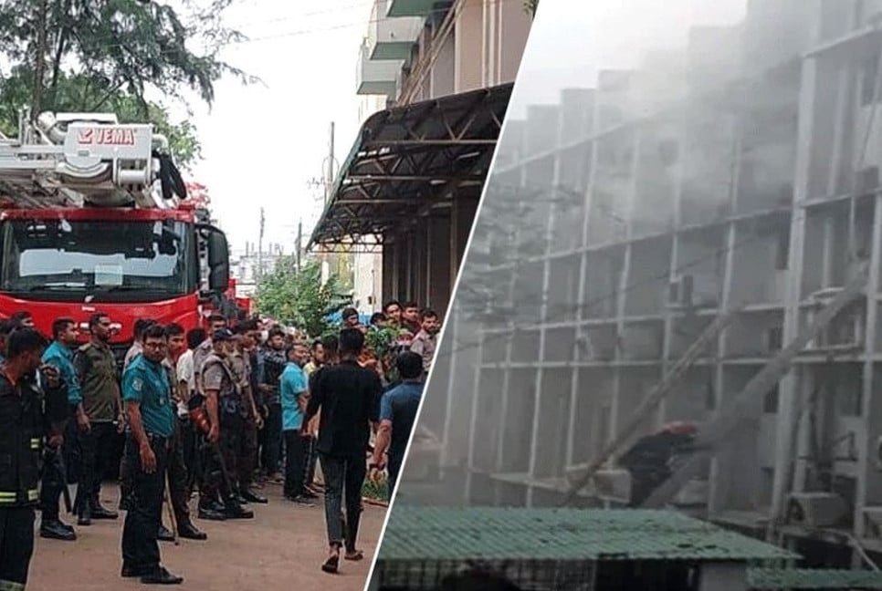 Khulna Medical fire sparks panic, patient dies during evacuation