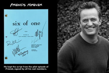 Matthew Perry memorabilia to be auctioned for charity
