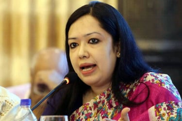 Rumin Farhana alleges local BNP leaders share money with police in case dealings