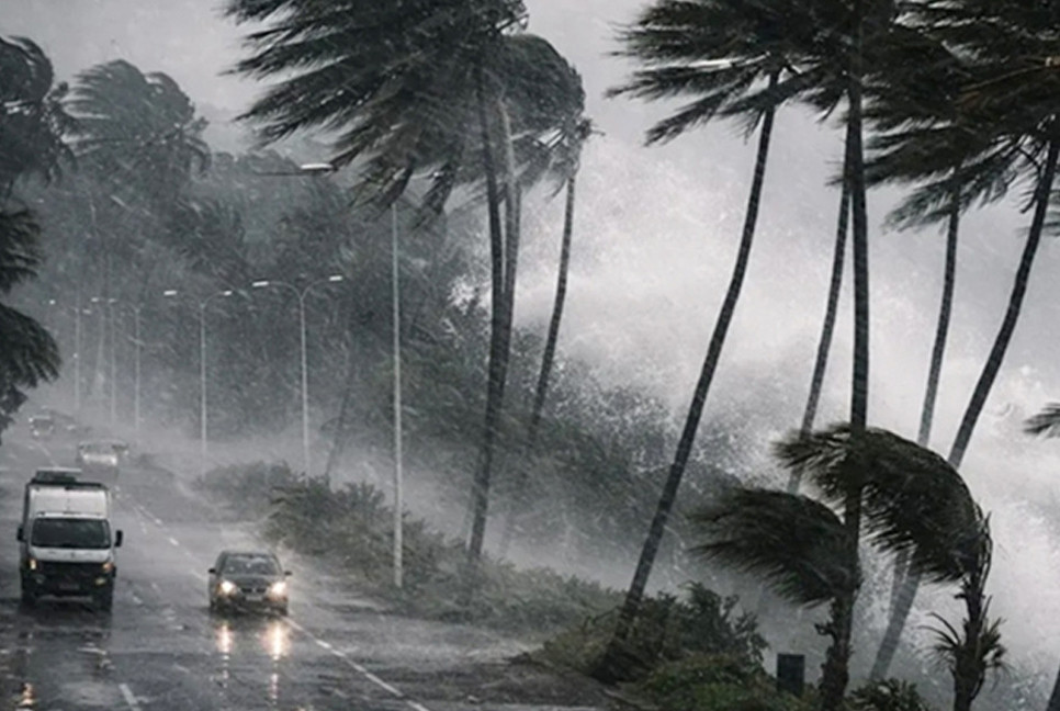 Storm before noon mostly in 4 districts